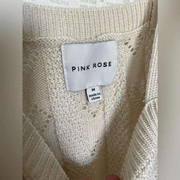 Cardigan & tank top floral set, cottage core - Picture 3 of 4